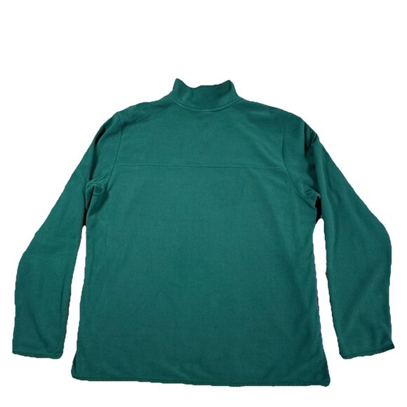 The North Face Half Zip Fleece Pullover Men’s XL Green Long Sleeve - Picture 2 of 8